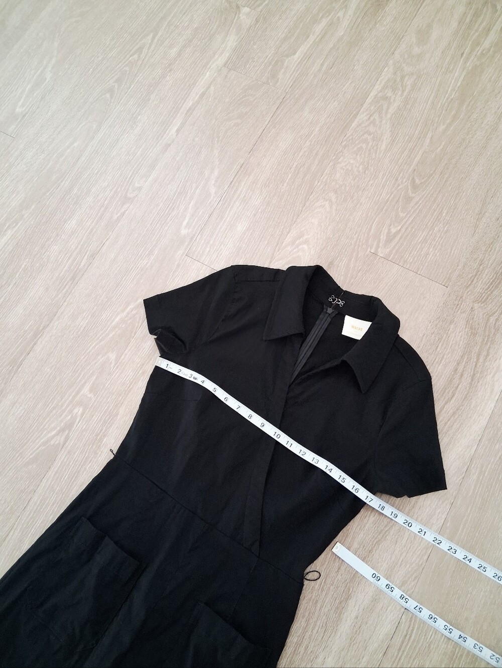 Anthropologie Maeve The Colette Wide Leg Wrap Jumpsuit In Black Magic Fabric - Picture 11 of 16